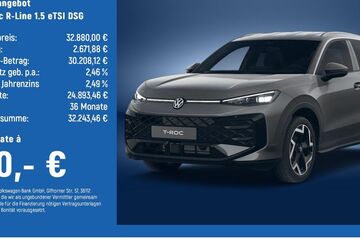 VW T-Roc 21.360 km 33.495 &euro; Göttingen 37081